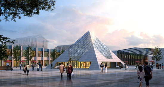 济南金字塔网架